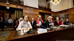  المحامية تانيا فون أوسلار-غليشين متحدثة باسم ألمانيا أمام محكمة العدل الدولية