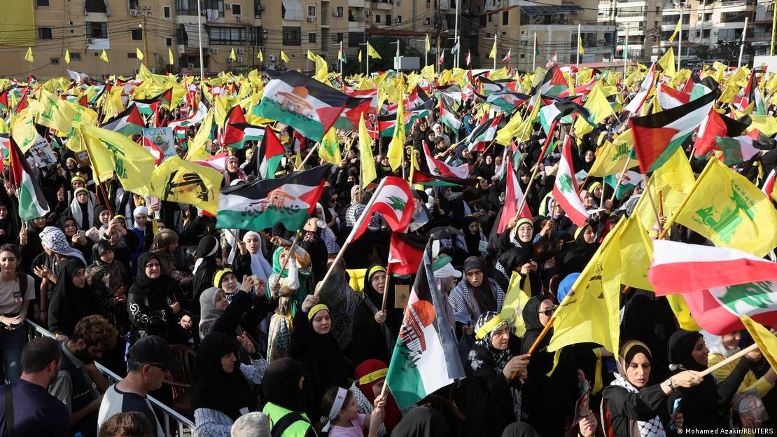 Libanon – Beirut: Rede des Hisbollah-Chef Hassan Nasrallah am 3.11.2023