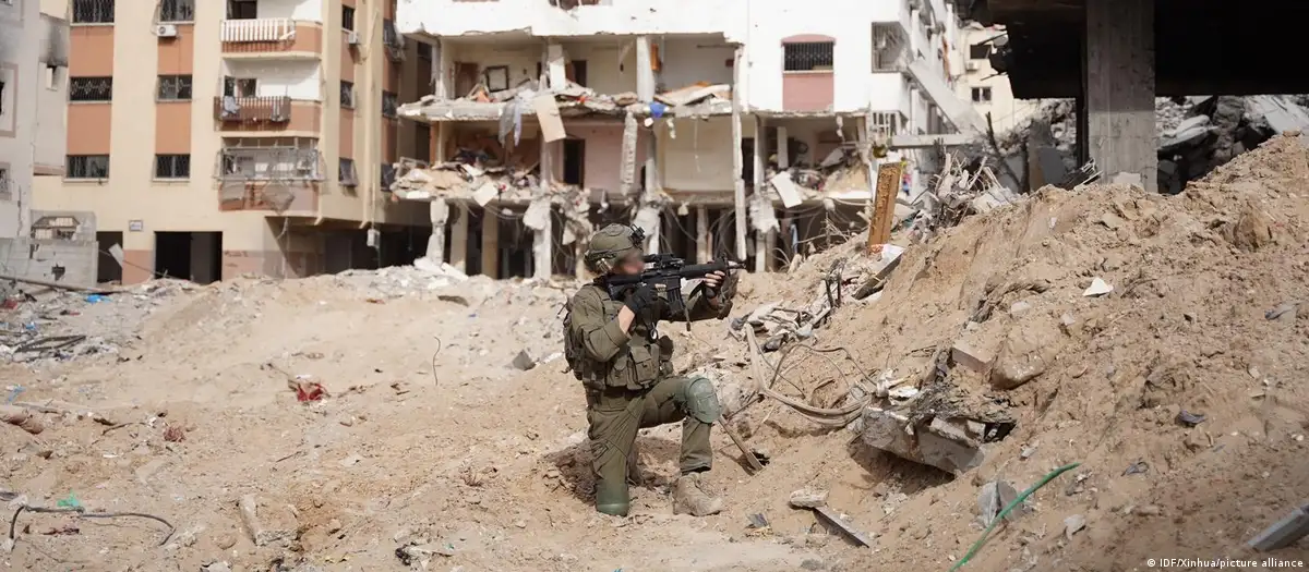  Ein Israelischer Soldat im Gazastreifen (Aufnahmeort unbekannt)