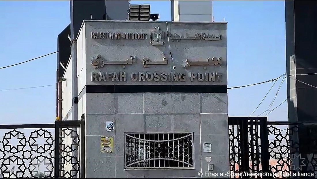 Rafah Grenzübergang zwischen Gazasteifen und Ägypten