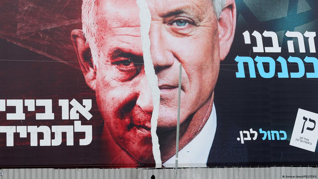 Zerrissenes Israel: Am Sonntag verkündete Oppositionsführer Benny Gantz seinen Austritt aus der Einheitsregierung von Benjamin Netanjahu