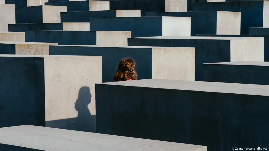The Memorial to the Murdered Jews of Europe, also known as the Holocaust Memorial, designed by architect Peter Eisenman, in Berlin