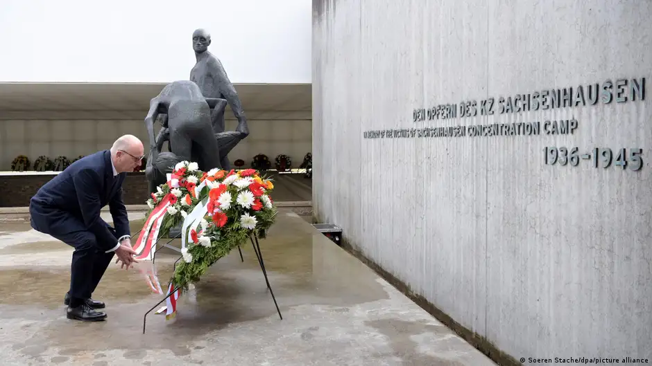 Commemoration and remembrance – Germany is still considered a role model – Memorial Day for the liberation of Sachsenhausen concentration camp in Brandenburg 
