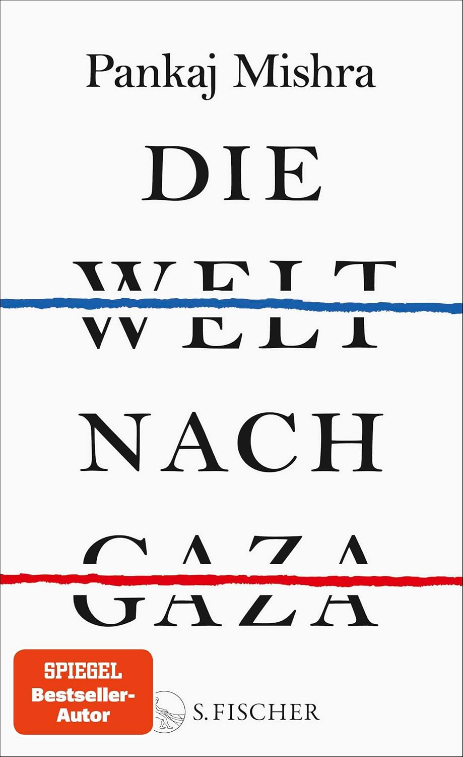 Buchcover mit blaue und rote Linie