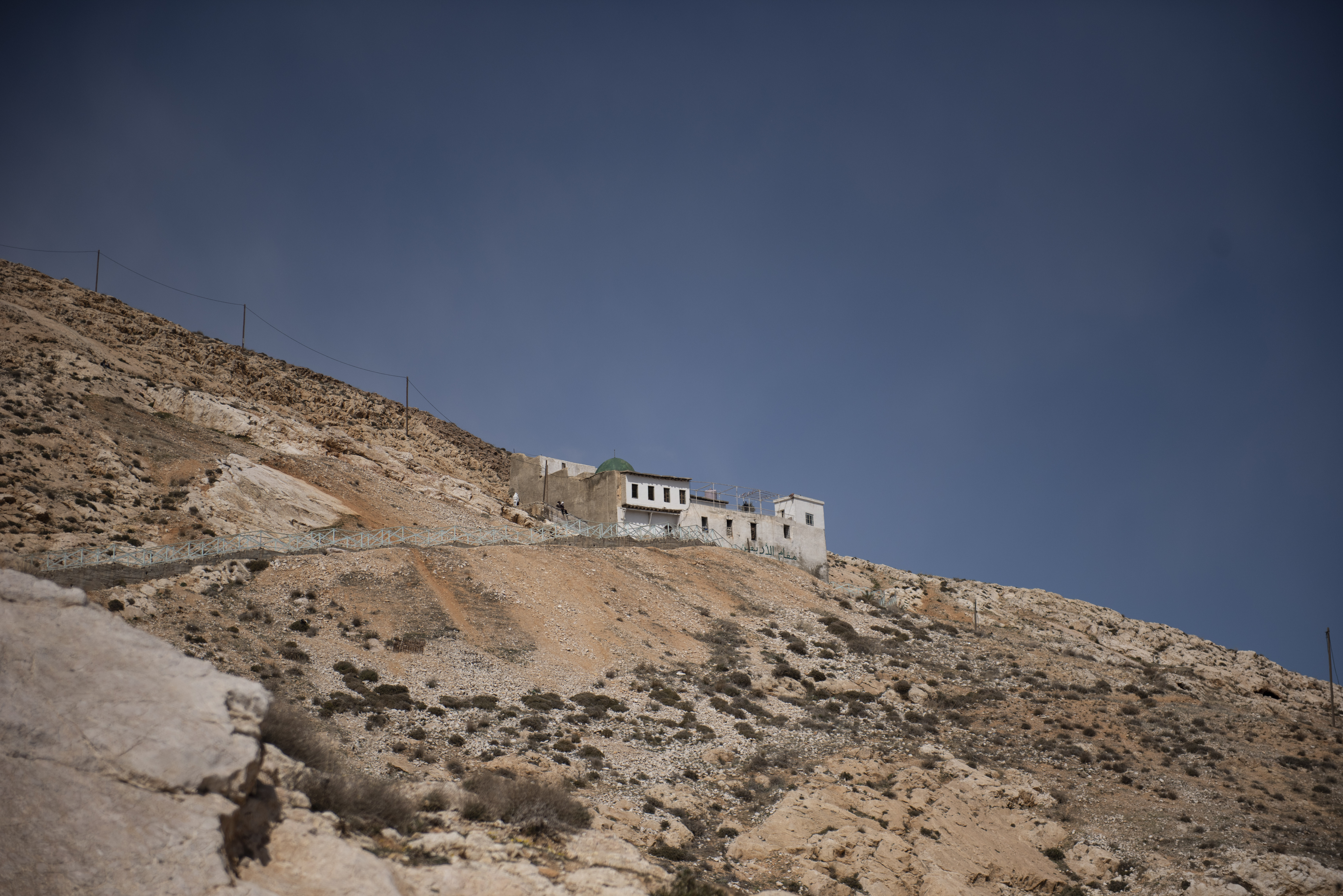 Ein Haus am Berg Qasyun in Damaskus