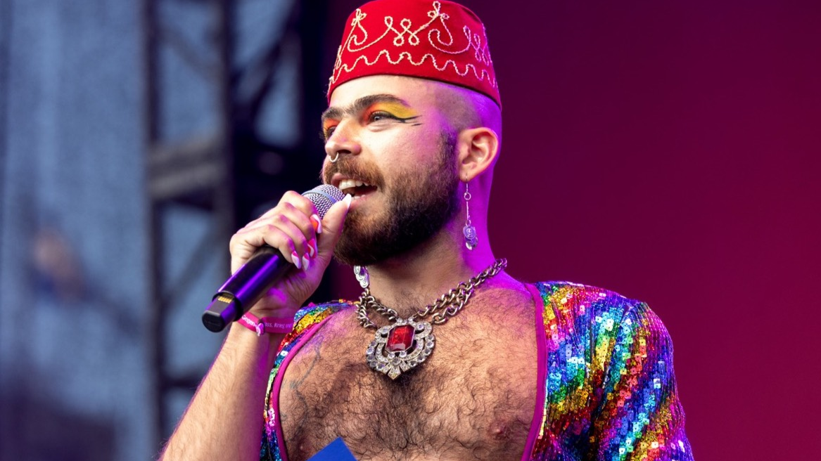 28-year-old Syrian dancer and activist uses the stage name 'The Darvish'.