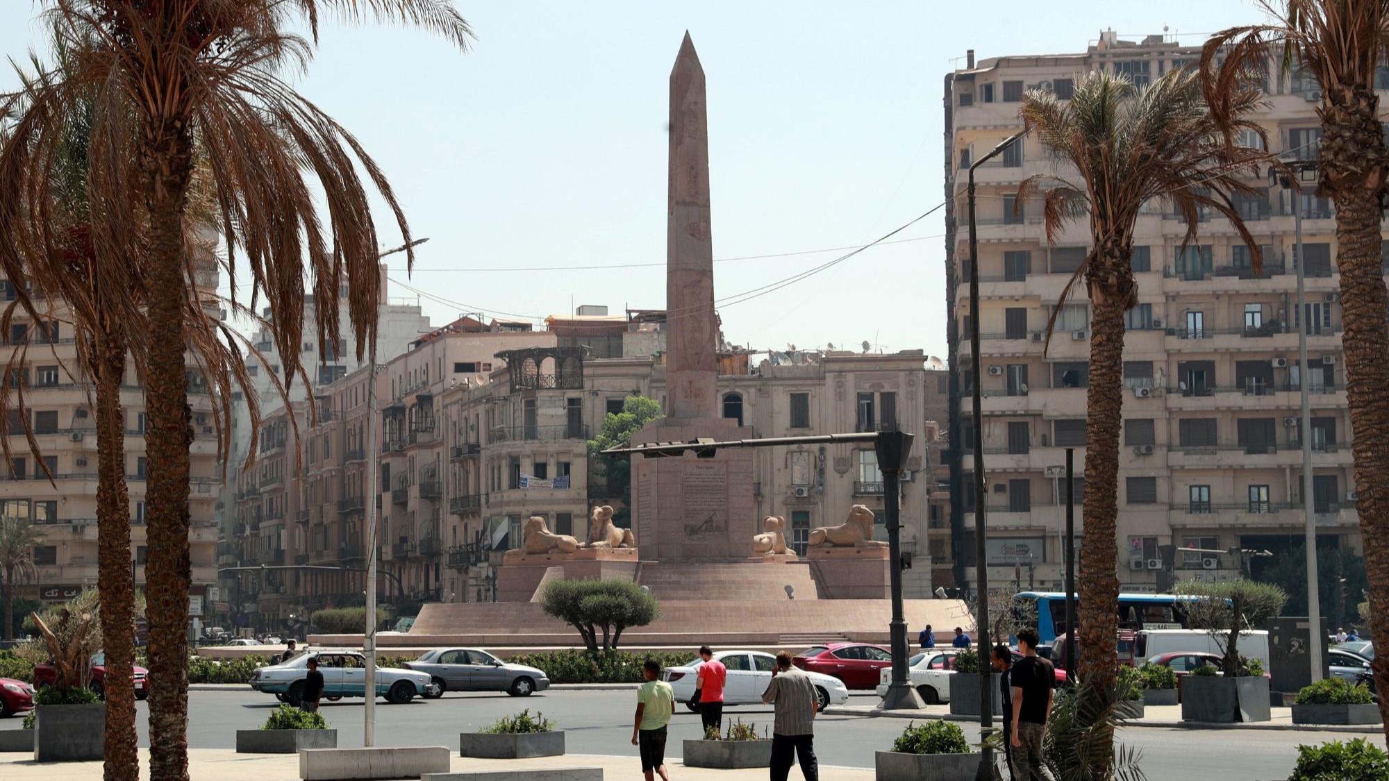 تُظهر هذه الصورة، التي التُقطت في 24 أغسطس/آب 2023، منظرًا لساحة التحرير في وسط القاهرة، مصر. (Photo: picture alliance/Xinhua/Sui Xiankai)