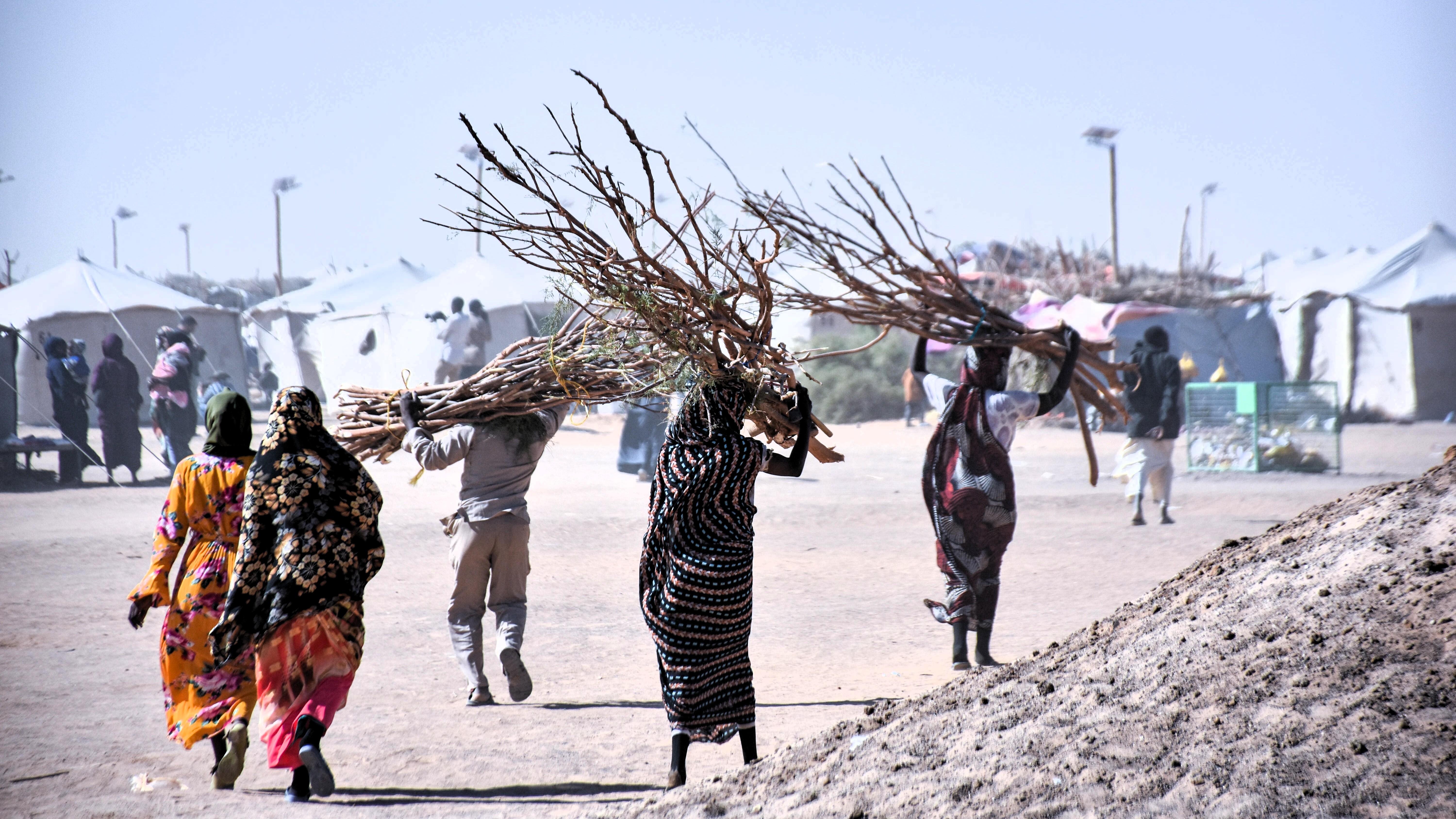 AL-DABBAH, SUDAN - JANUARY 13: Al Afad camp hosts displaced people from the Darfur and Kurdufan regions, primarily from Fashir, the capital of North Darfur state in al-Dabbah, Sudan on January 13, 2026. 