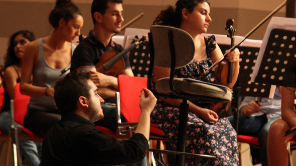 Members of the Turkish National Youth Philharmonic Orchestra (photo: Onur Sezer)