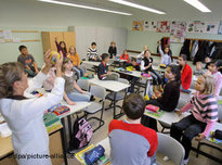 Class room in Germany (photo: picture-alliance/dpa)