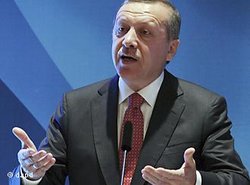 Der türkische Ministerpräsident Erdogan; Foto: dapd