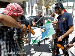 Armed rebels in Libya (photo: dpa)