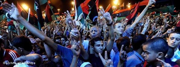 Boundless joy and celebrations in Benghazi (photo: photo alliance/dpa)