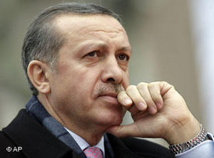Der türkische Ministerpräsident Erdoğan; Foto: AP