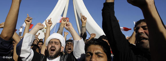 Shiites protests against the Sunni-dominated regime (photo: dapd)