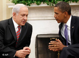 Obama and Netanyahu in Washington during the Middle East peace negotiations of 2010 (photo: AP)