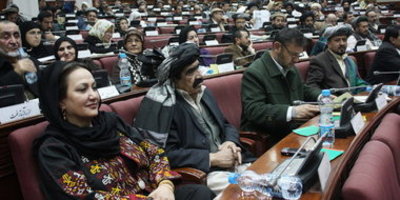 The Afghan parliament in session in Kabul (photo: dpa)