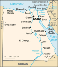 Map of Egypt (source: Wikipedia)