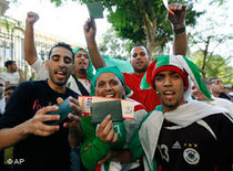 Friends of Football, celebrating in Algiers (photo: AP)