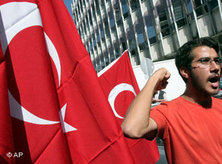 Nationalist protest in Ankara, Turkey (photo: AP)
