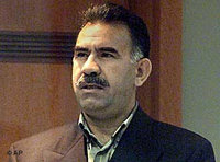Abdulla Öcalan during his trial (photo: AP)