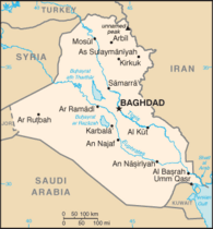 Map of Iraq (source: Wikipedia)