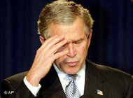 George Bush, commander of America's war on terror (photo: AP)