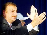 Azerbaijan's authoritarian president Ilham Aliyev (photo: AP)