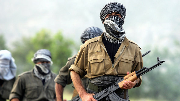 مقاتلون من حزب العمال الكردستاني في شمال العراق. غيتي إميجيس