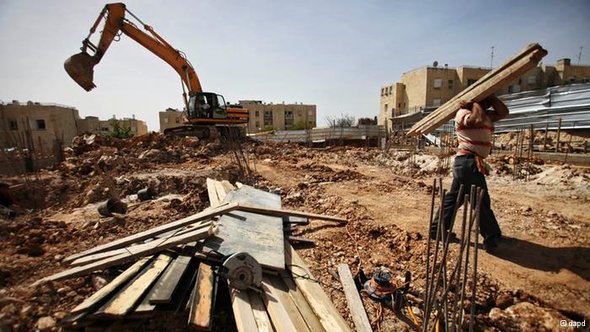 Construction site of an Israeli settlement in East Jerusalem (photo: dapd)