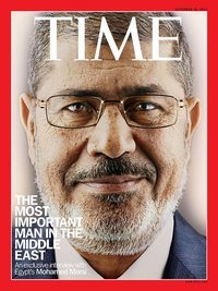 غلاف مجلة التايم. صورة محمد مرسي.