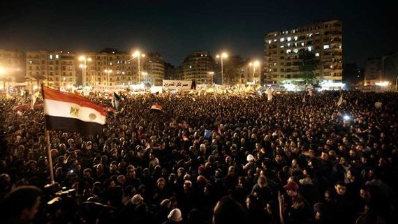 مظاهرات احتجاجية في ميدان التحرير. 27 نوفمبر 2012