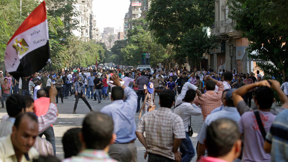 Protests against President Mohammed Mursi in Cairo (photo: AP)