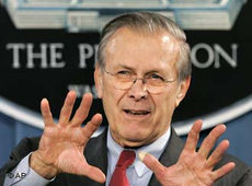 Former US Defence Secretary Donald Rumsfeld (photo: AP Photo)