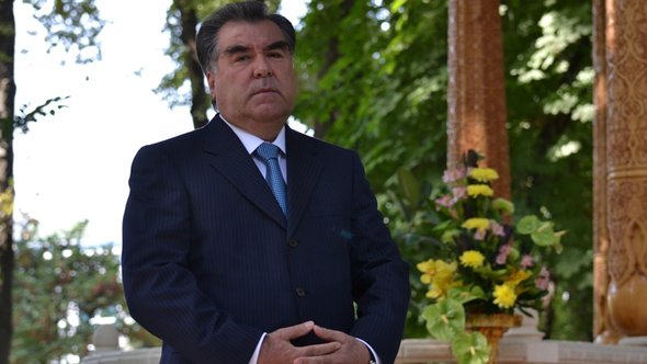 President Emomali Rahmon (photo: DW/Galim Faskhutdinov)