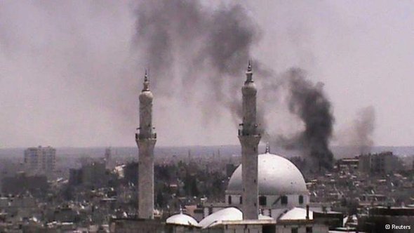 حلب تحترق الصورو رويترز