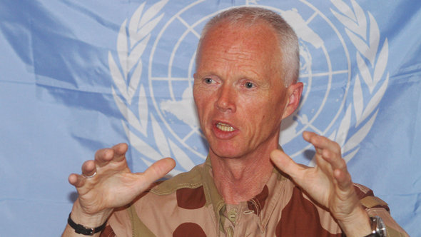 Maj Gen Robert Mood, the head of the UN observer mission in Syria (photo: Bassem Tellawi, Pool/AP/dapd)