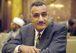 Ägypten ehemaliger Staatspräsident Gamal Abdel Nasser; Foto: dpa