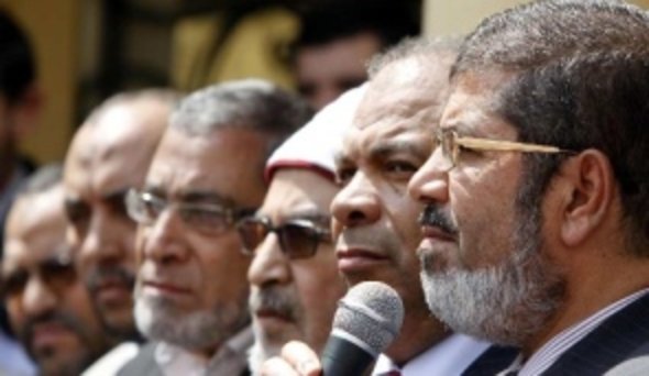 Mohammed Mursi, right (photo: AP)