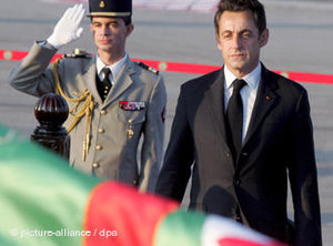 Sarkozy during his state visit in Algeria in 2007 (photo: dpa)