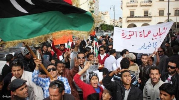 People demonstrating in Benghazi (photo: dapd)
