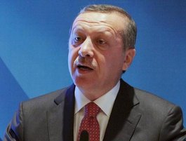Der türkische Ministerpräsident Erdogan; Foto: dapd