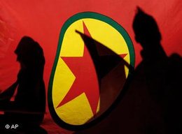 Flagge/Symbol der PKK; Foto: AP