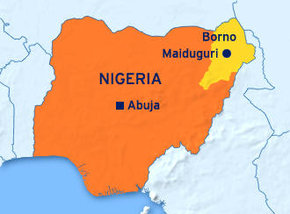 Map of Nigeria (source: DW)