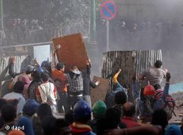 Violent clashes on Tahrir Square (photo: dapd)