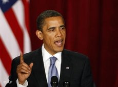 US-Präsident Obama während seiner Rede in Kairo; Foto: AP
