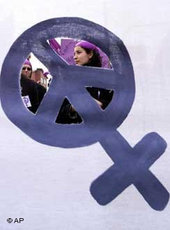 Symbol for women's movement (photo: AP)