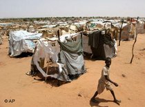 Flüchtlingslager in Darfur; Foto: AP
