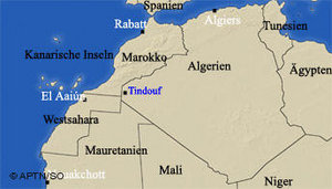 Karte von Nordafrika; Foto: APTN/SO