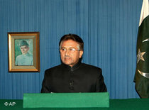 Pakistans Präsident Pervez Musharraf; Foto: AP